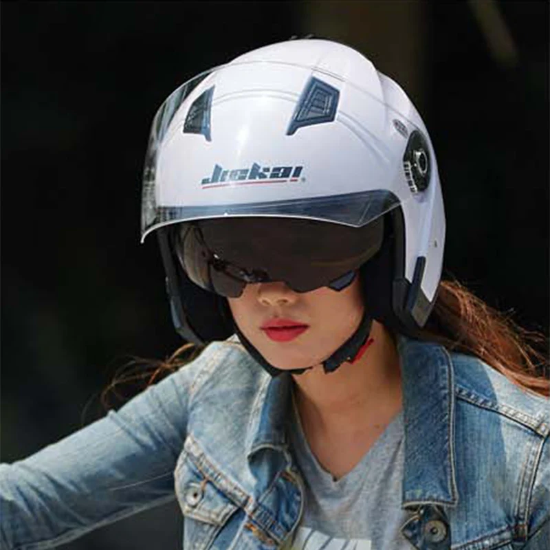 Motorcycle Helmet visors JIEKAI 512/515/516 Model Visor Lens Half Face Motorbike Helmet Goggles Glass