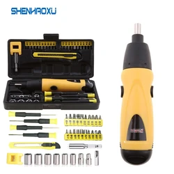 Mini Electric Screwdriver Battery  Operated Cordless Screw Driver Drill Tool Set Bidirectional Switch With 36pcs Screws