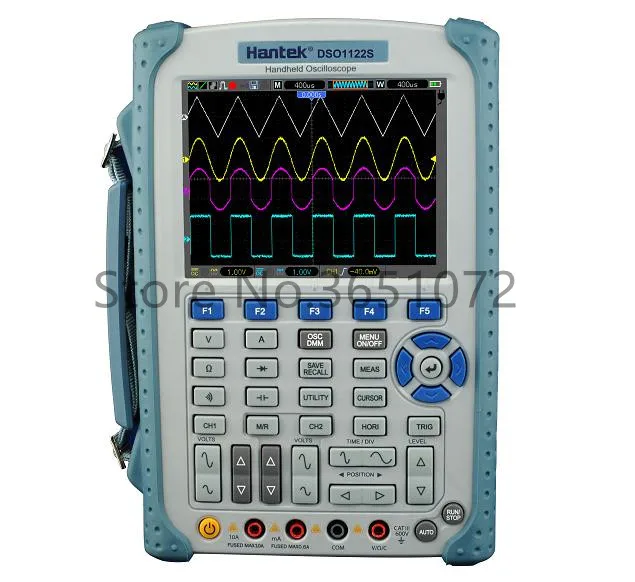 DSO1122S 5.6 inch TFT Color LCD Display, high resolution(640*480),120MHz Bandwidth Oscilloscope