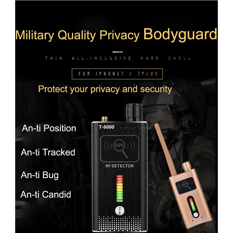 Multi-Function Wireless Hidden Camera Espia Anti Candid Detector Pinhole Cam GPS Tracker RF Signal GSM Bug Device Finder Scanner