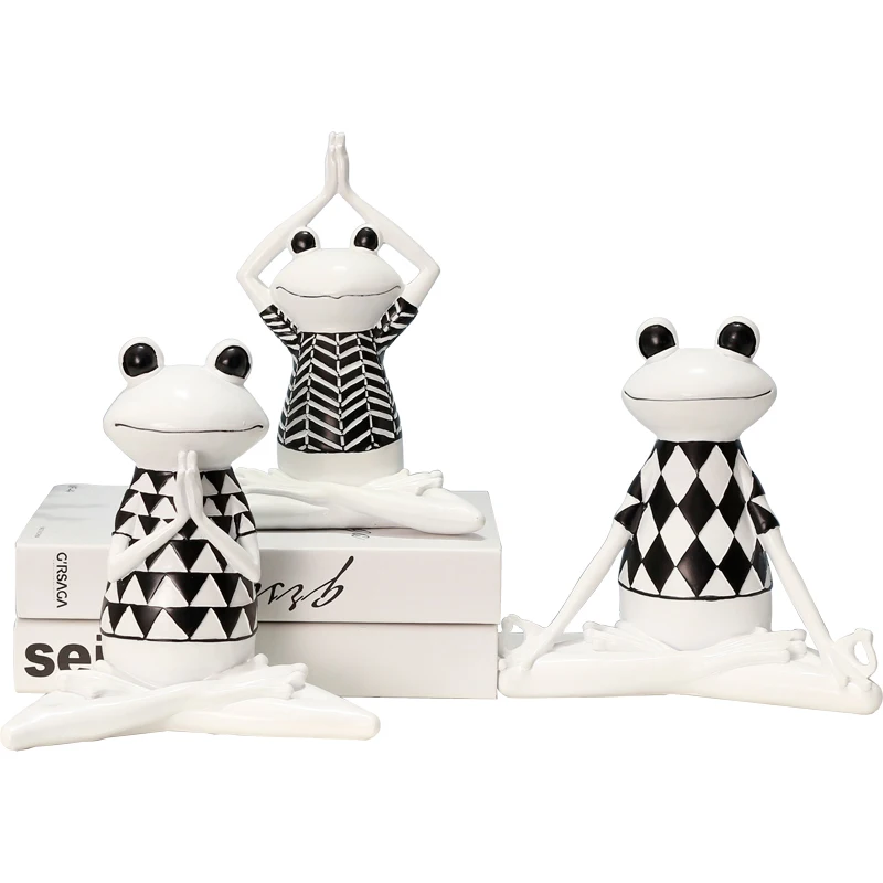 

Creative Nordic Minimalist Frog Modern Decoration Small Furnishings Home Decoration Accessories Resin Embellishments Ornaments