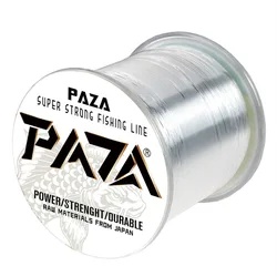 PAZA 500M 200M 50M Nylon lenza giappone monofilamento Super forte acqua dolce mare acqua salata carpa filo filo 2.5LB-35LB