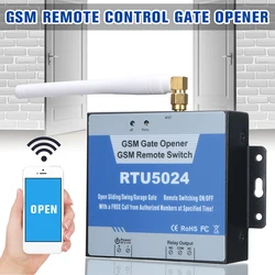 Safety RTU5024 GSM Gate Opener Relay Wireless Remote Door Access Switch Free Call for Household Electric Door Control System