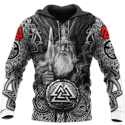 NewFashion Tessffel Odin God Fenrir Symbol Tattoo Warriors Streetwear Trucksuit 3DPrint Harajuku Casual Funny Jacket Hoodies X3