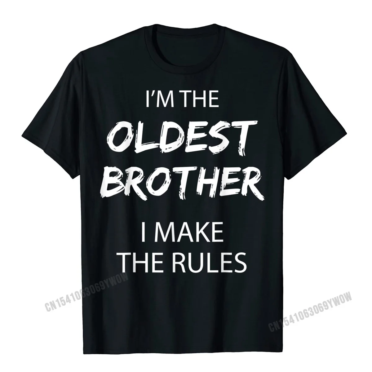 Oldest Brother I Make The Rules Matching Funny Sibling T-Shirt Men Men Retro Cool Tops Shirts Cotton Tshirts Normal