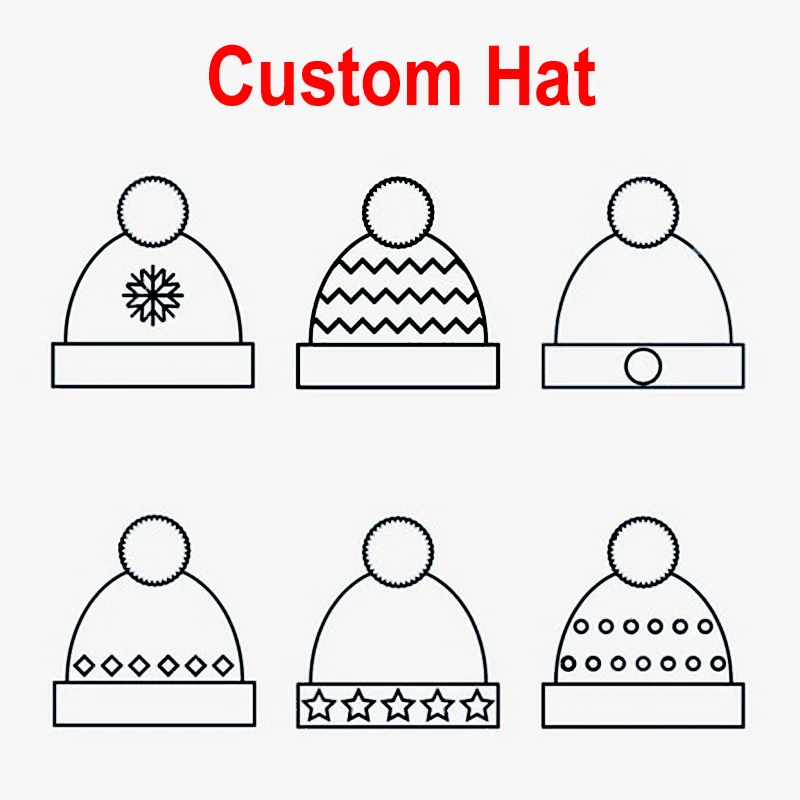 Custom Beanie Hat Winter Knitted Hat