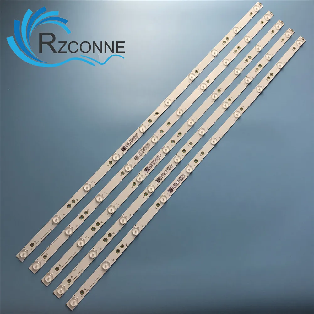 

LED Backlight strip 10 Lamp For 43"TV D43F-E1 LTTWVVBT EVERLIGHT LBM430P1001-BV-1 LBM430M1001-DR