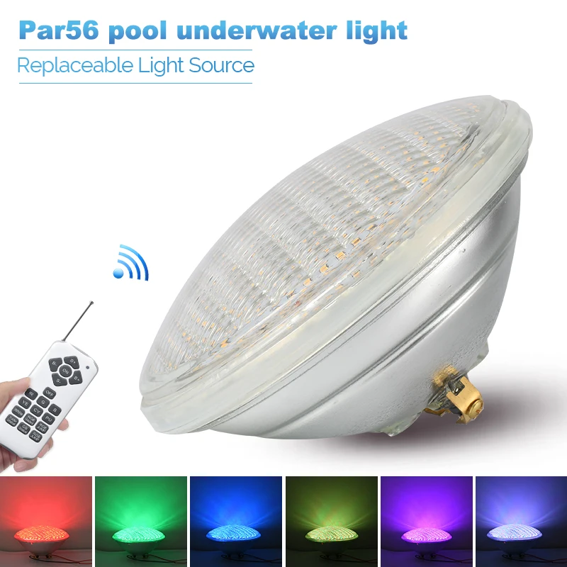 5pcs/lot Creative par 56 led swimming pool light RGB color changeable waterproof LED underwater lights brightness 24W45W