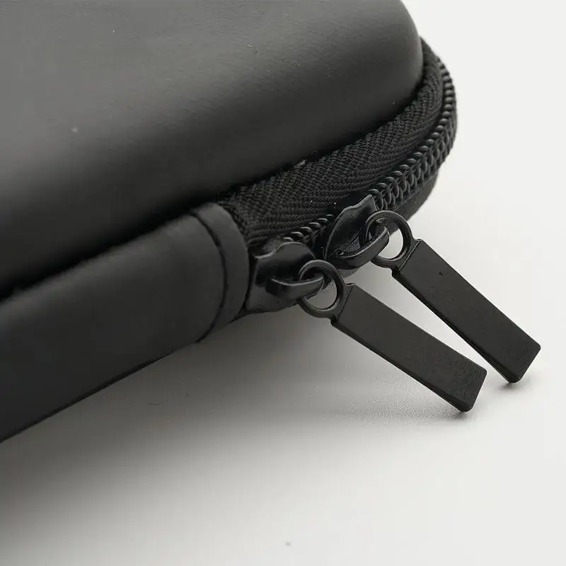 Portable EVA Black Hard Shell Pencil Case Protective Storage Pencil Case Carrying Pen Box For Pen Earphone Organize Pen Case