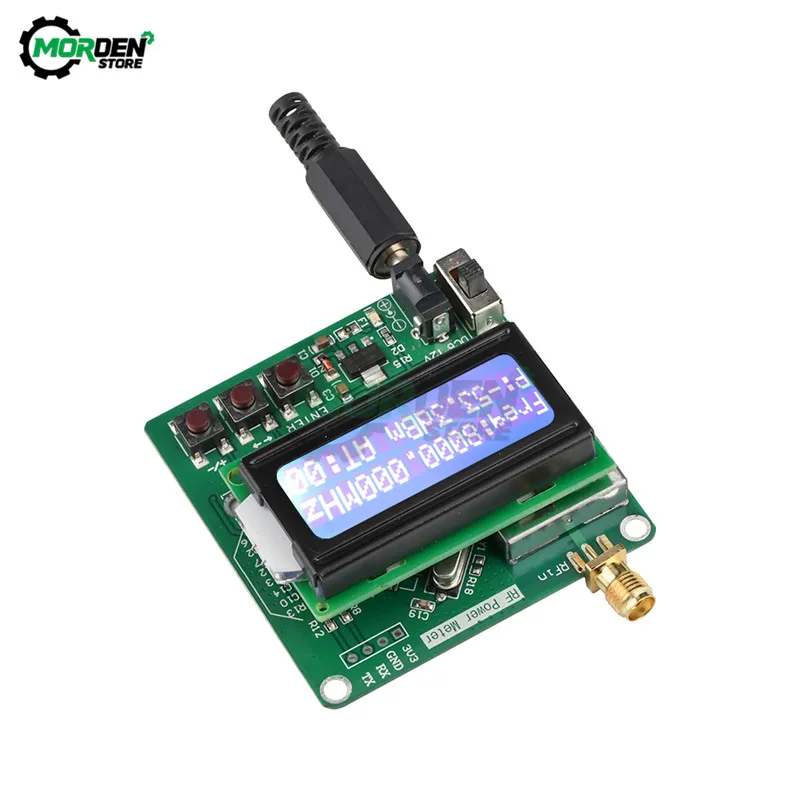 1M to 8G Digital Wattmeter Watt Meter RF Power Meter Power Attenuation Set Digital Display Signal Strength Module Dropship