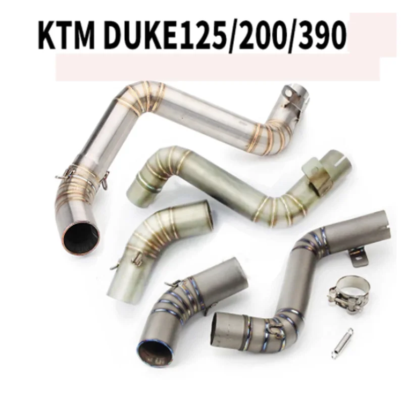 Motorbike Stainless Exhaust Escape System For KTM DUKE 125 2011 - 2014 2015 DUKE 200 2012- 2016 DUKE RC 390 2013 - 2016