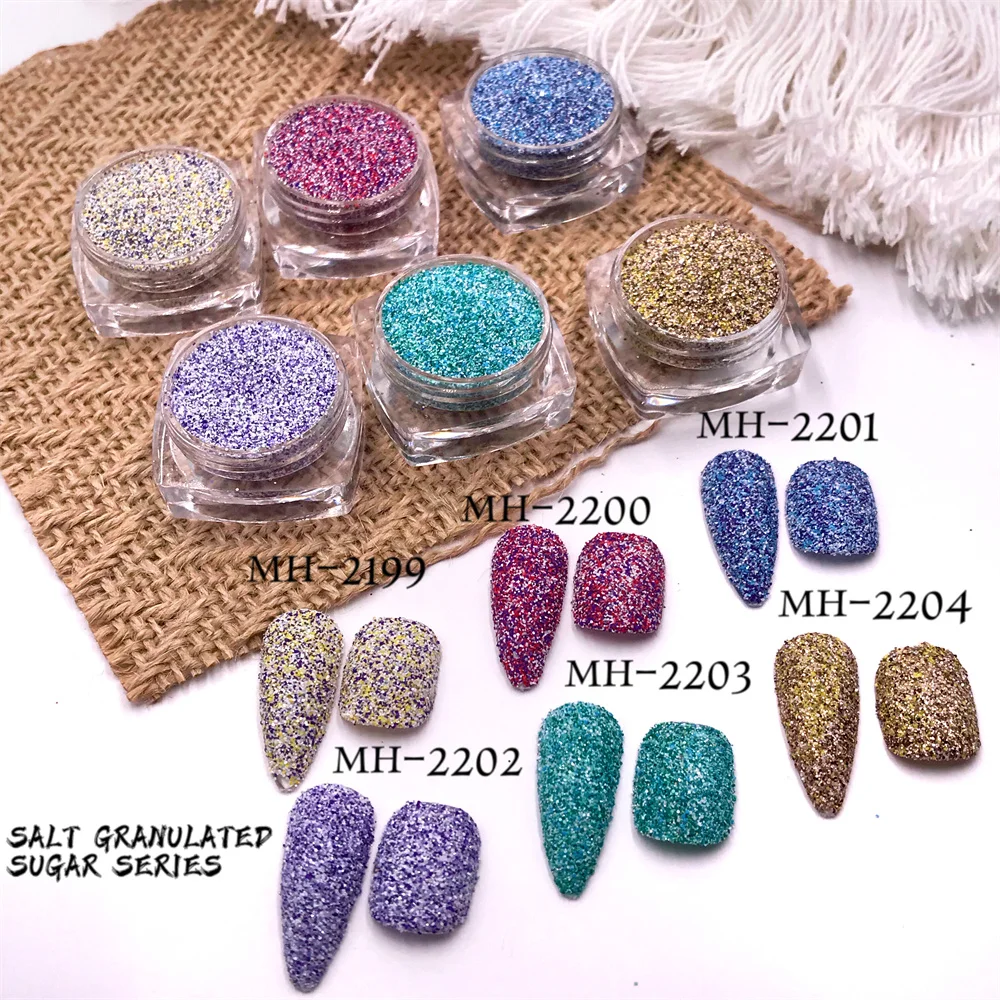 TCT-636  Woolen Fabric Sugar Nail Glitter Spring Coat Color NailS Decoration Nagel Tumbler Crafts Manicure Festival Accessories