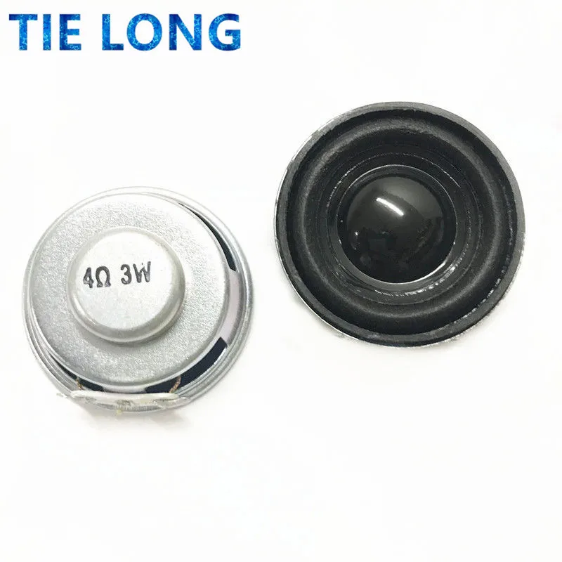 2PCS/Lot High Quality Speaker Horn 3W 4R Diameter 4CM Mini Amplifier Rubber Gasket Loudspeaker Trumpet