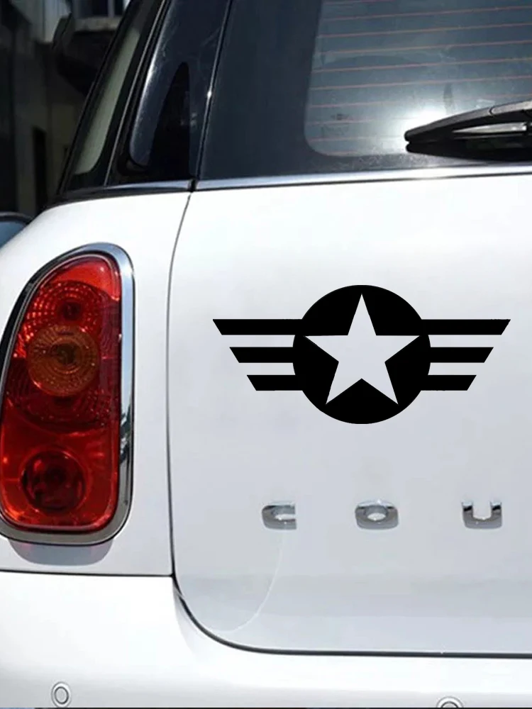 Die-Cut Vinyl Decal Army Star Air Force Navy Car Sticker Waterproof Auto Decors on Car Body Bumper - view 6