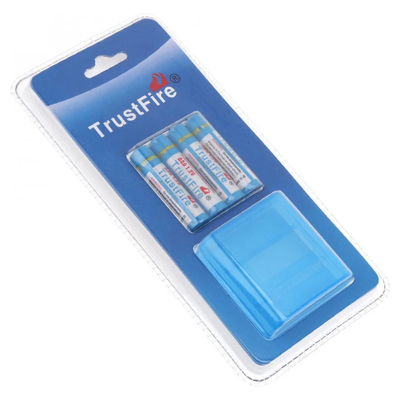 

TrustFire AAA 1.2V 1150mAh Ni-MH Battery Rechargeable NiMH Batteries with Low Self-discharge + Battery Storage Box Case