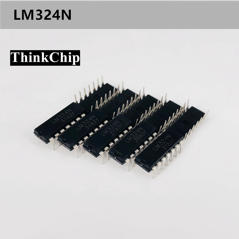 (10pcs) LM324N DIP-14 LM324 LOW POWER QUAD OPERATIONAL AMPLIFIERS new original IC