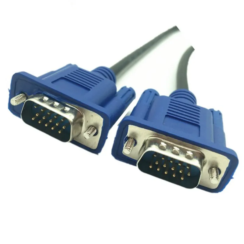 VGA Cable Male to MaleBraided Shielding High Premium HDTV VGA computer tv display signal short cable 0.3m/0.5m 30cm 50cm