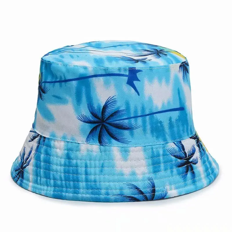 New Unisex Summer Bucket Hat Women Outdoor Sunscreen Fishing Hunting Cap Men Sun Prevent Hats Custom Print Logo Text Fishman Hat