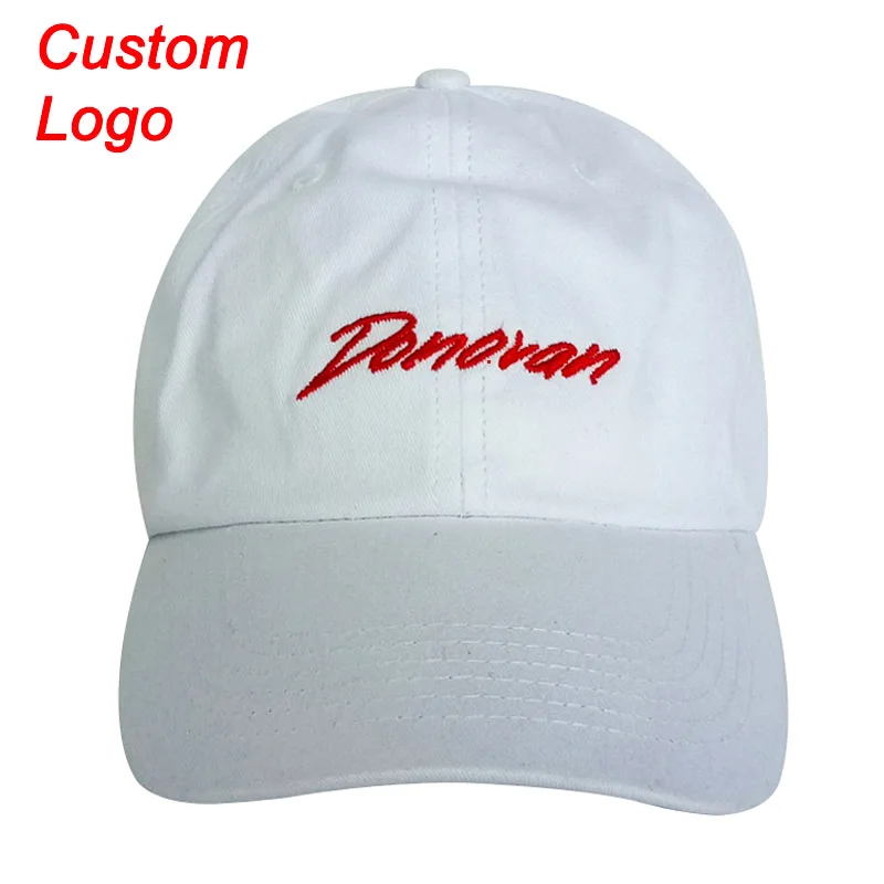 

Custom Sport Cap Logo Sticker Hang Tag Woven Label Adjusted Size Kids Adult Unstructured Snap Back Strap Cotton Dead Dad Hat