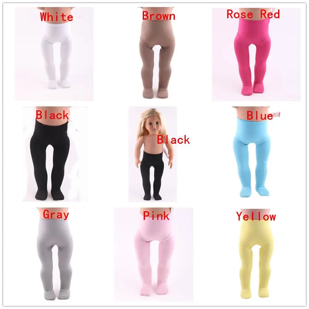 US 18 Inch Girls Boys and 43cm Baby Birth Baby Doll Clothing Accessories Kids Toys Our Generation Birthday Doll Leggings