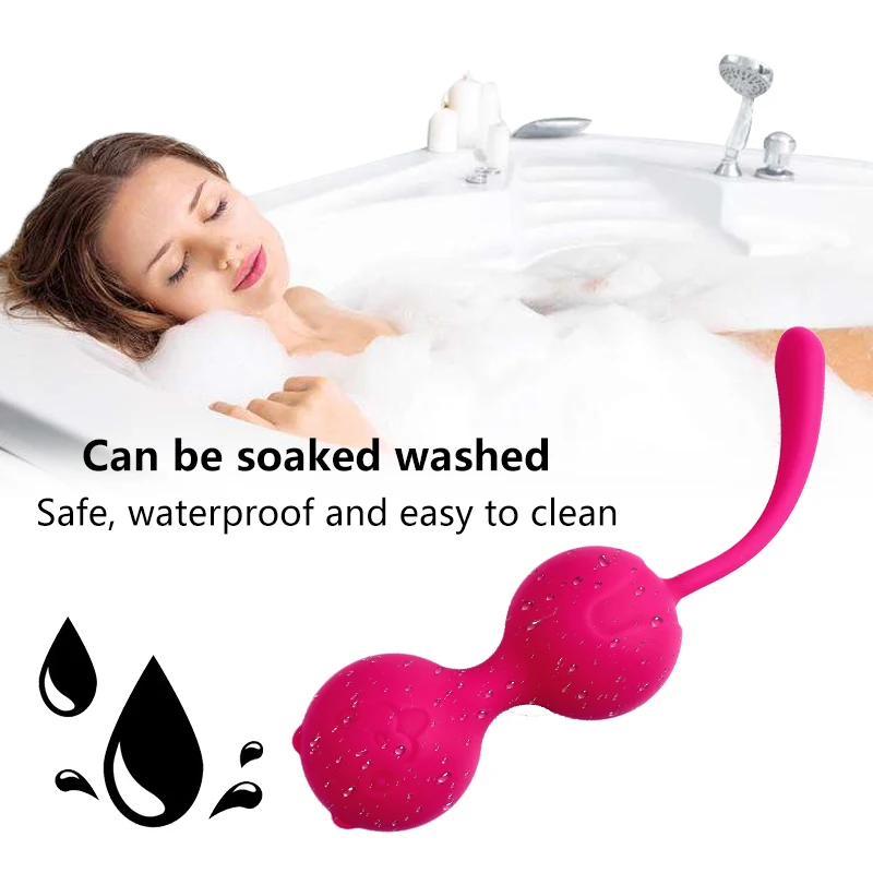 Safety Silicone Vaginal Tighten Trainer Vaginal Exercise Massage Tightening Training Ball Female Kegel Ball Exercise Fun Sex Toy