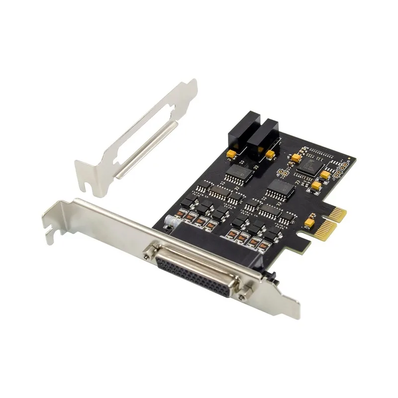 Industrial PCIE GEN2.0 4S RS485 RS422 Expansion I/O Card Dual Port for DB9 Serial RS232 Adapter Chip EXAR17V354 Surge Protection