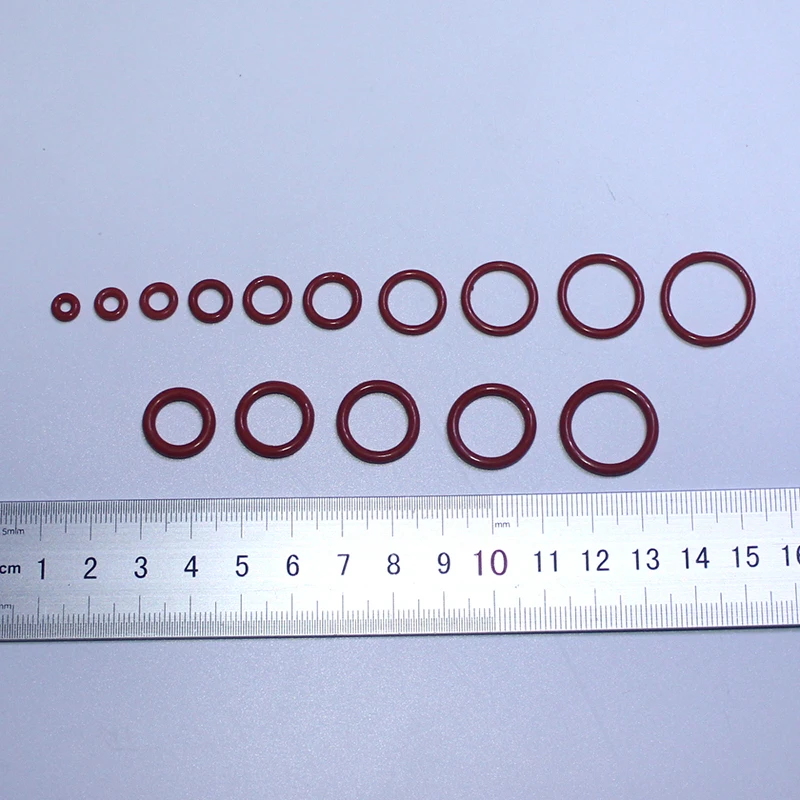 Imagem -06 - Nbr Rubber Sealing Gasket Substituições Duráveis o Anéis Soquete Preto 15 Tamanhos Flúor Gel de Sílica 200 Pcs