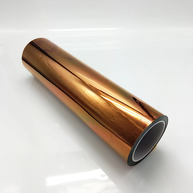 Dark Brown Polyimide Film PI Film High Temperature Resistant Goldfinger Insulation Film Non-viscous Thickness 0.1mm