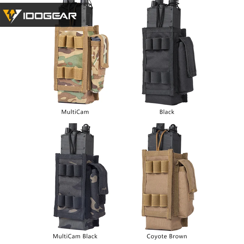 IDOGEAR Tactical MOLLE PRC148 152 Radio strategic pouch Lightweight micro Military interphone Airsoft Battlefield 3521