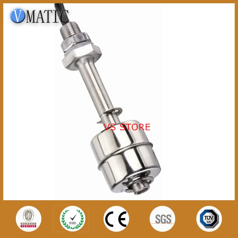 

Free Shipping VC1075-S Float Type Water Probe Magnetic Switch Ball Stainless Steel Liquid Level Sensor