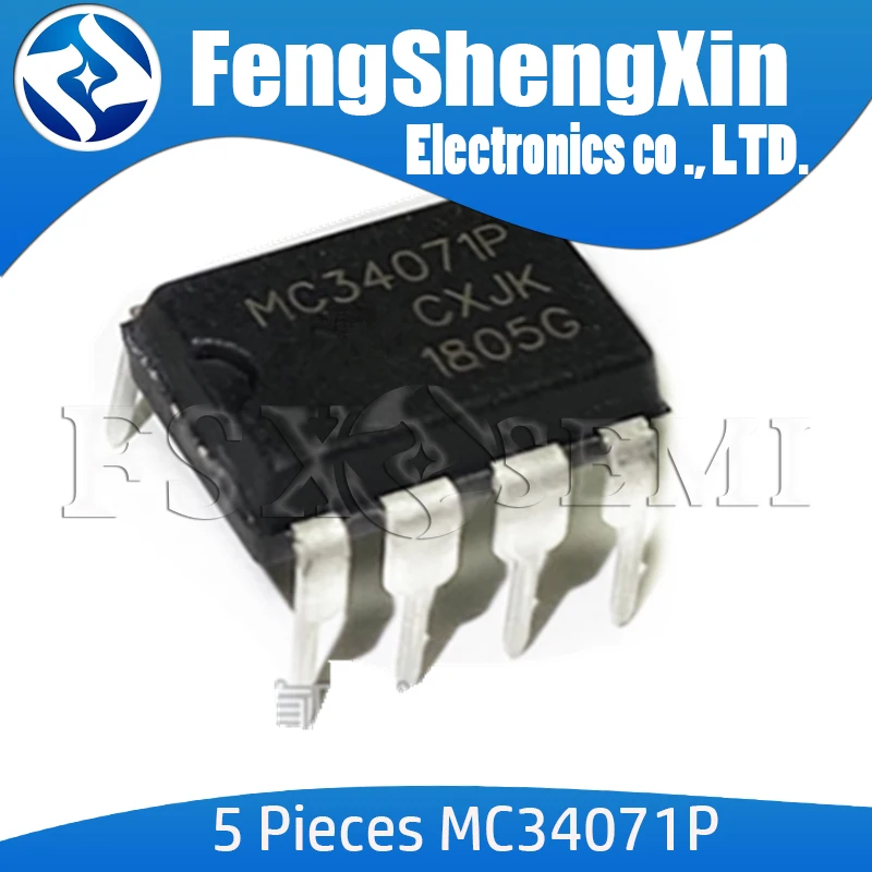 5PCS MC34071P MC34071PG MC34071 DIP-8 DIP MC34072PG MC34072P MC34001P MC34002P MC34081PG MC34081P MC34082PG MC34082P Amplifier