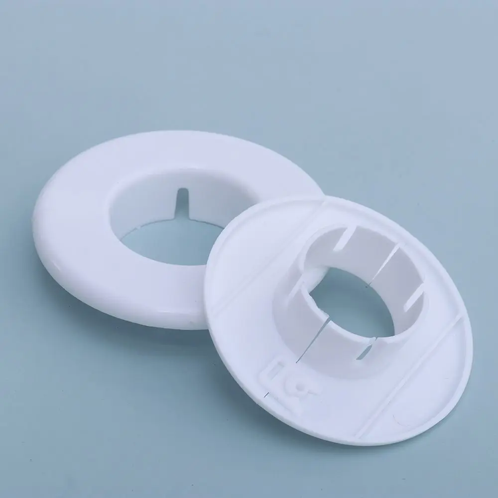 1Pc Plastic Wall Hole Duct Cover Shower Faucet Angle Valve Pipe Plug Decoration Cover Split Type Kitchen Faucet Tool Accessories