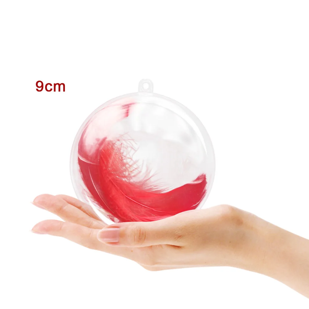 

20pcs/10 Balls 7 8 9cm Transparent Balls Home Decoration Accessories for Christmas Tress Wedding Party Garden DIY Birthday Gift