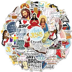 10/30/50pcs Christians Jesus Religious Graffiti Stickers DIY Waterproof Skateboard Car Laptop Graffiti Luggage Sticker Kids Toy