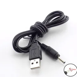 3,5mm Mirco USB Ladekabel Netzteil Adapter Ladegerät Taschenlampe für Kopf lampe Taschenlampe licht 18650 Akku E14