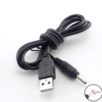 3.5 millimetri Mirco Cavo di Ricarica USB Adattatore di Alimentazione del Caricatore della Torcia Elettrica per la Testa Della lampada Della Torcia Della luce 18650 Batteria Ricaricabile E14