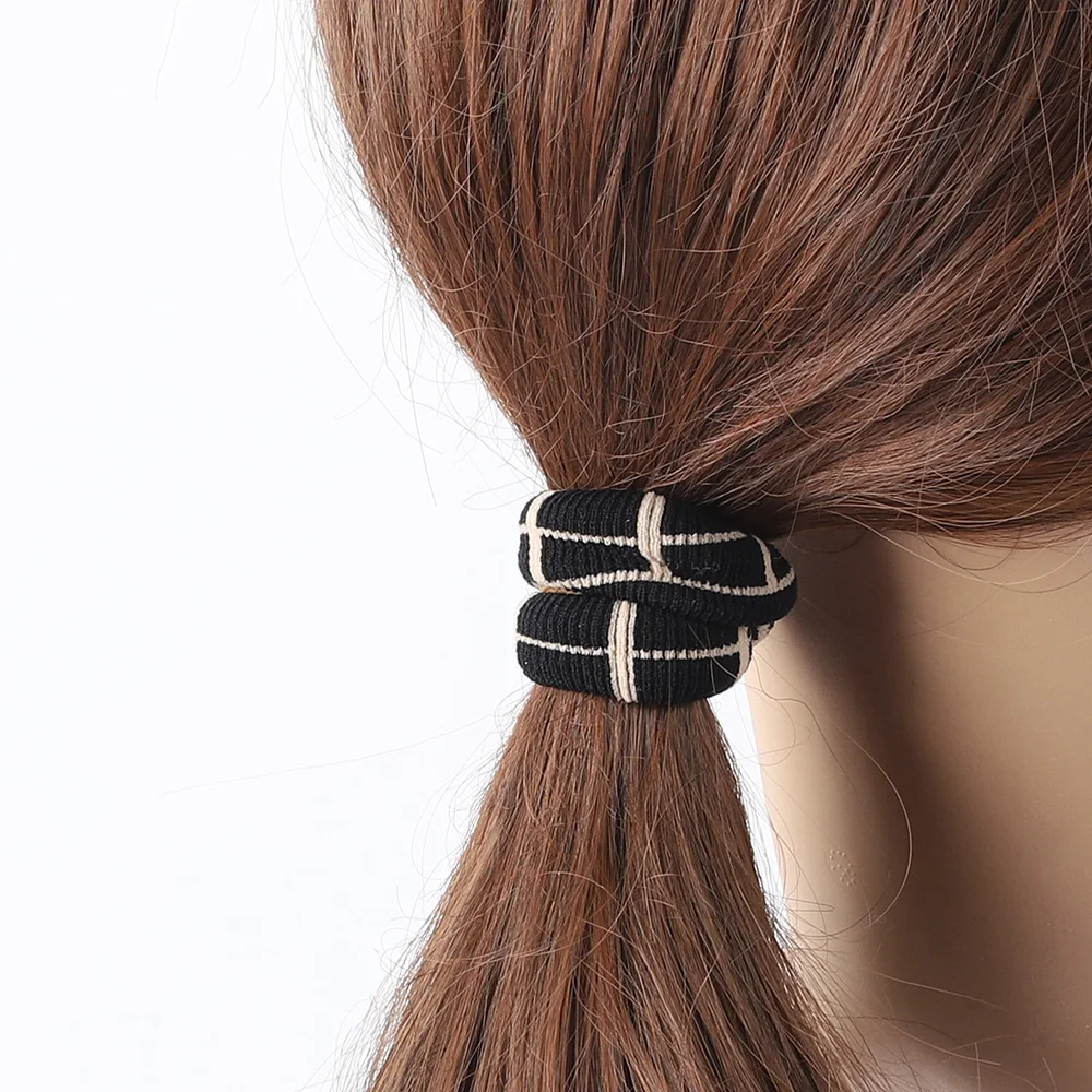 5 шт., эластичные резинки для волос, 5 см