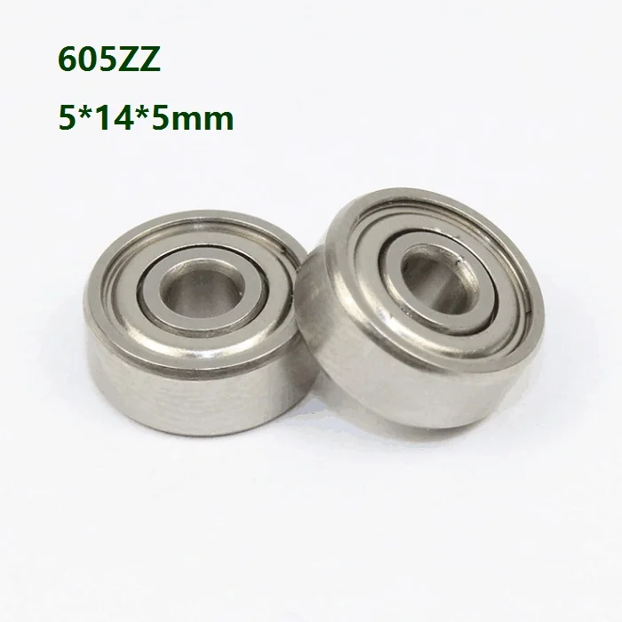 20/50/100pcs 605ZZ 605Z 605 Z ZZ 5x14x5mm Deep Groove Ball bearing ball bearing 5*14*5mm 3D printer parts