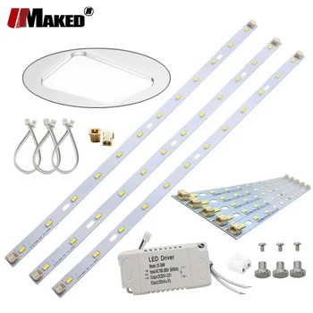 Zestawy LED PCB 12W 24W 36W Paski LED SMD5730 Aluminiowa płytka lampy ze sterownikiem Światło sufitowe Zastępuje zestawy Lampy rurowe Modernizacja DIY