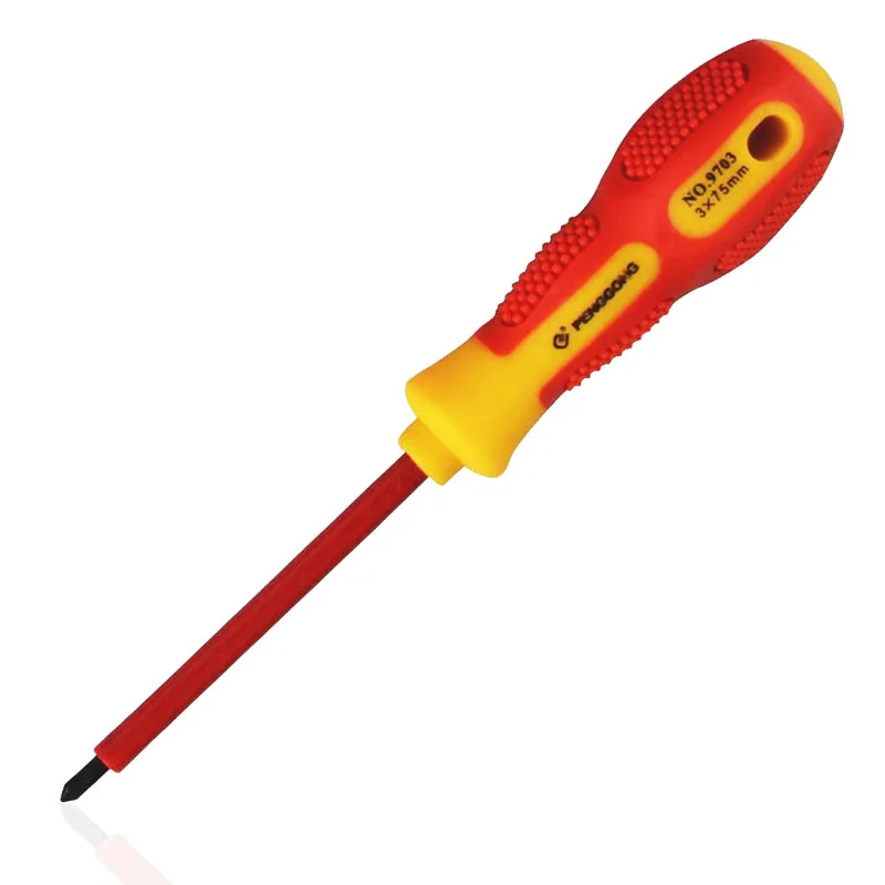 3mm Phillips Slotted Screwdriver Insulated Screwdrivers Repair Tool Electrician Flat Cross Screw Driver Spanner Hand Tool