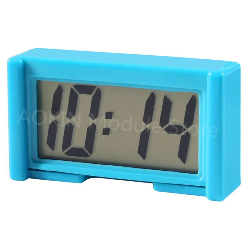 1Pcs Mini Car Digital Clock Car Accessories Car Clocks Auto Electronic Clock LCD Watch Clock Suitable For Car Interior Decorate