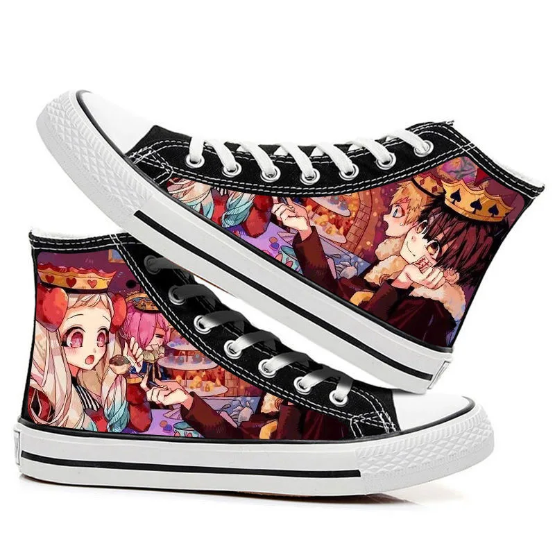 Toilet-Bound Hanako-kun Cosplay High Canvas Shoes Jibaku Shounen
