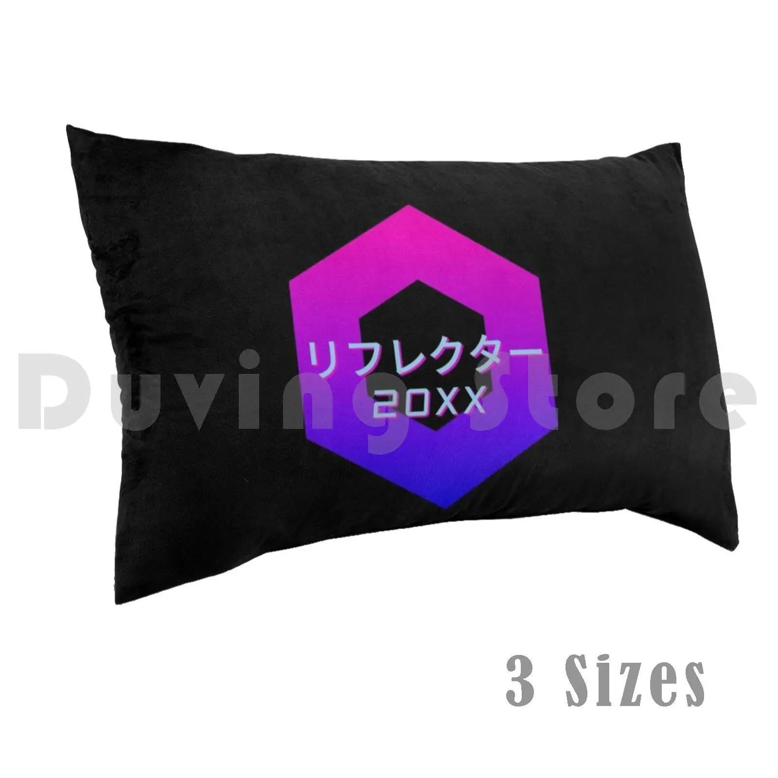 Reflector-Neon Pillow case 1413 Vaporwave Super Smash Bros Smash Melee 20xx Aesthetic Super