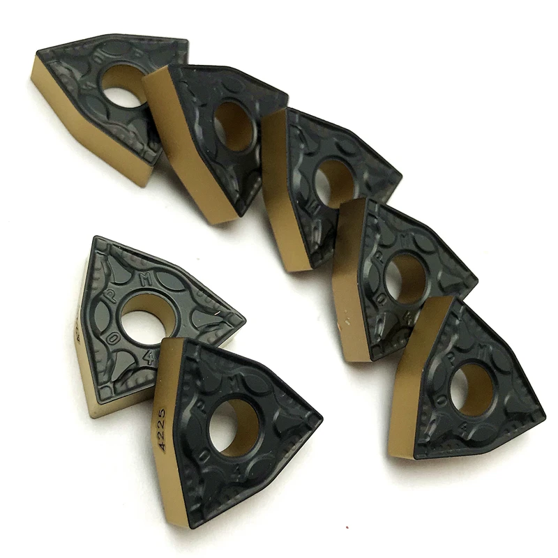 Imagem -05 - Ferramentas de Torneamento Interno Cnc Inserções de Carboneto Pode Ser Indexado Cortador de Torno Wnmg080404 Wnmg080404 Wnmg080404 0800408 pm 4225