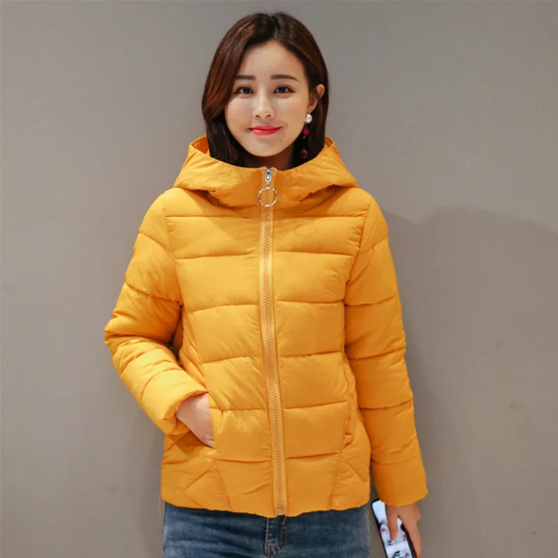 Pop New Winter Short Women's Jacket Large Size 4XL 5XL 6XL 7XL Female Hood Women Parka Plus Size Cotton Down Jacket Autumn