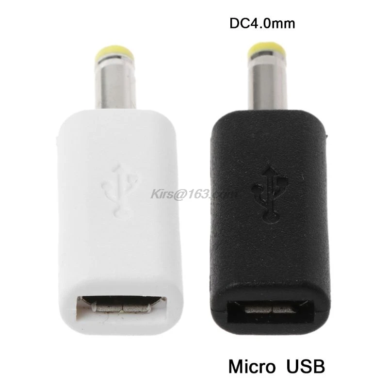 1PC Micro USB Female To DC 4.0x1.7mm Male Plug Jack Converter Adapter Charge For Sony PSP and more