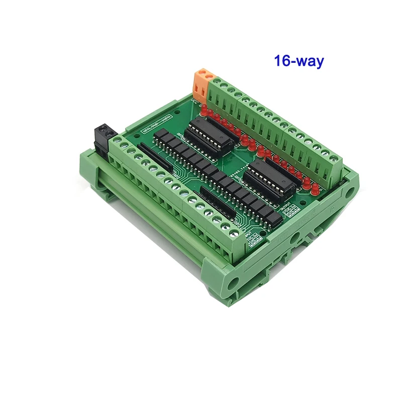 ULN2803 Module 8 Channels 16 Channels 32 Channels ULN2803 Module With Optocoupler Isolation Darlington Tube Module With Case