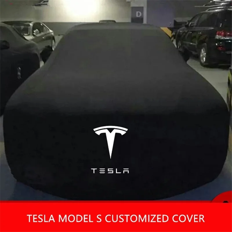 WEDOI Luxury Satin Spandex Car Covers for Tesla Model 3/S/X/Y Tesla Accessories Outdoor Car Cover Drop-Shipping Accepted