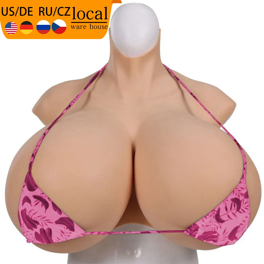 

Eyung S Z Cup Huge Boobs No Oil Breastplate For Crossdresser Drag Queen cosplay chest Silicone Breast Forms Big fake breasts