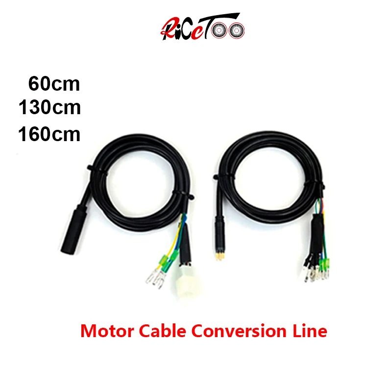 JULET 9Pin Motor Extension Conversion Cable 600/1300/1600mm Female Male Cable For 250W350W500W Brushless Gear motor